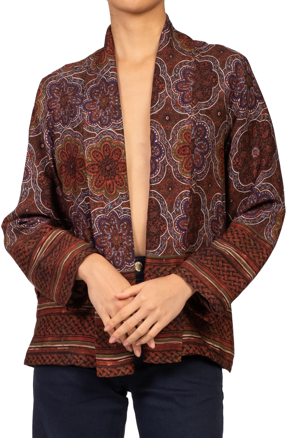 Wu'Side - Giacca kimono fantasia Art. 26520