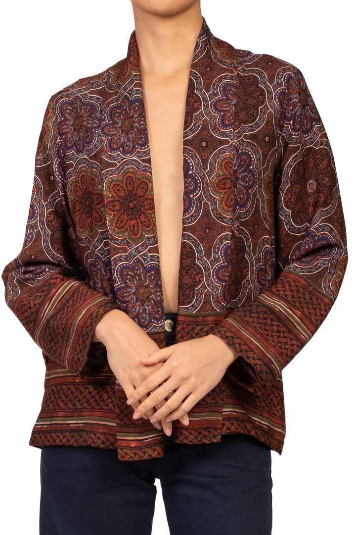 Wu'Side - Giacca kimono fantasia Art. 26520