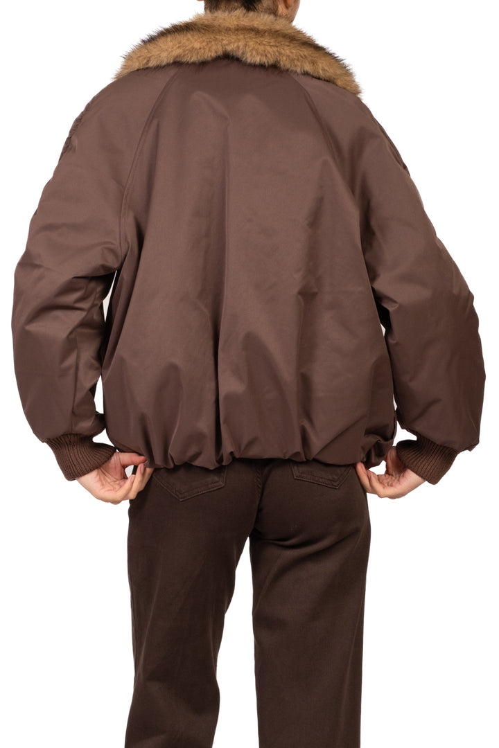 Tensione in - Bomber collo ecopelliccia Art. 226092
