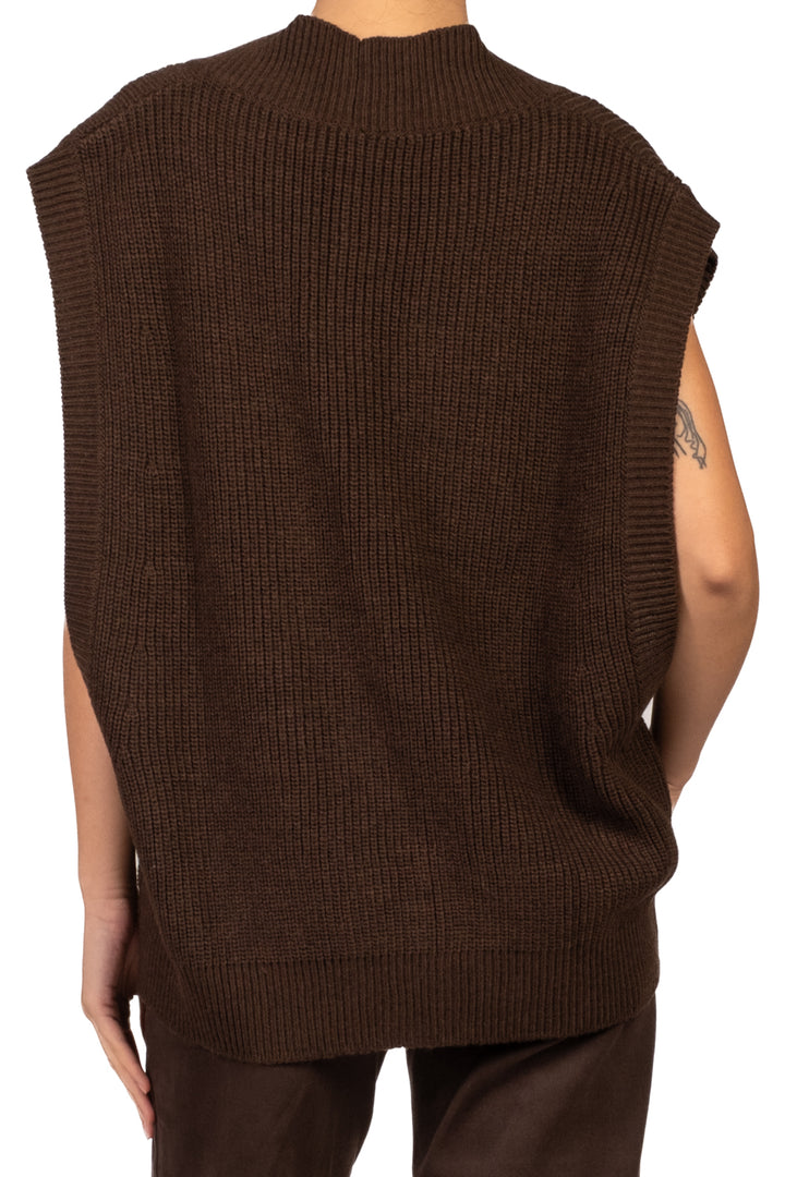 Vicolo - Gilet in maglia over 3 bottoni Art. 7AC7083