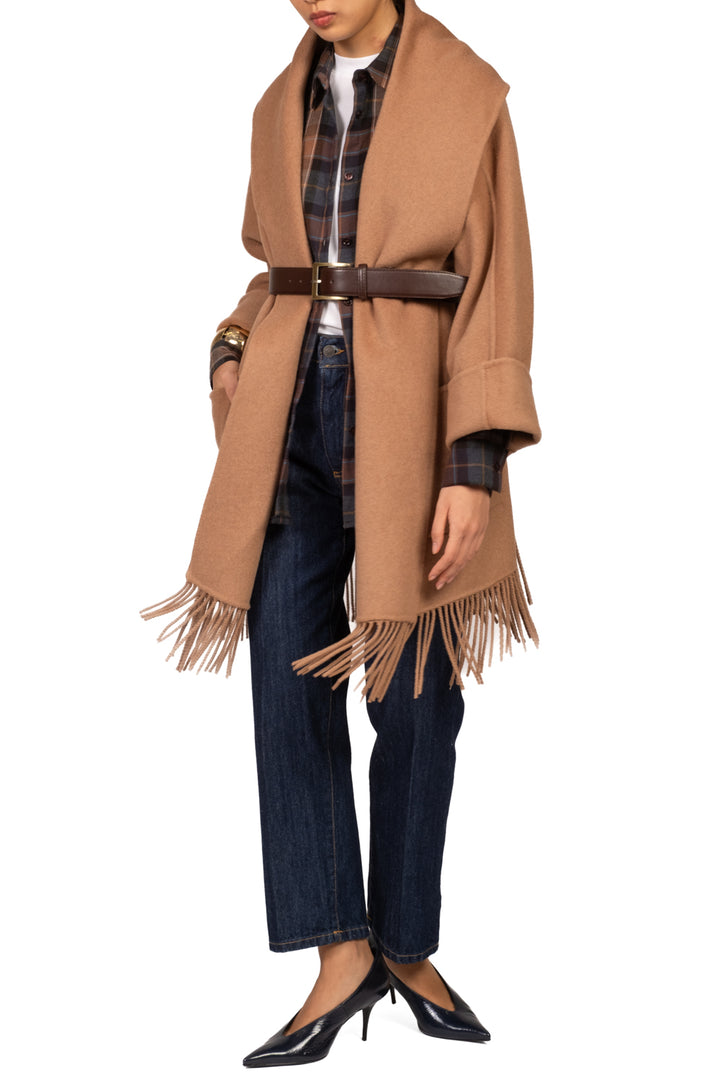 Vicolo - Cappotto hand made con frange Art. TAC0072