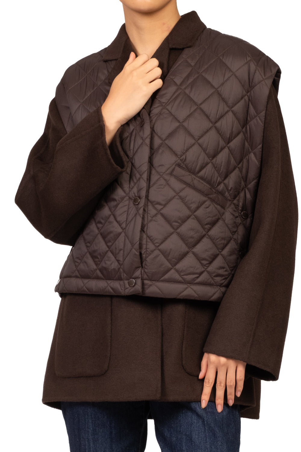 Vicolo - Giacca hand made con gilet piumino Art. TAC0081