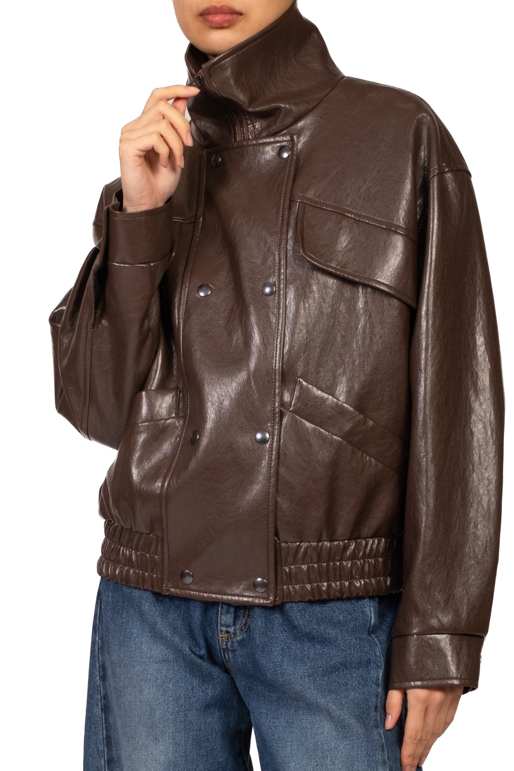 Tensione In - Bomber ecopelle Art. 226053