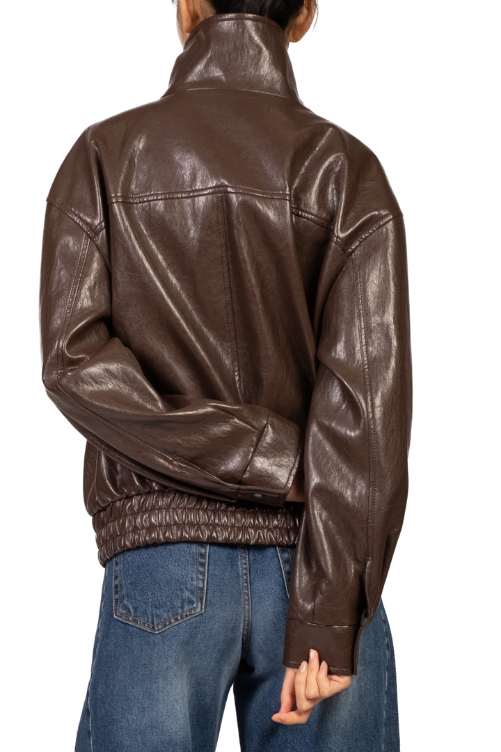 Tensione In - Bomber ecopelle Art. 226053