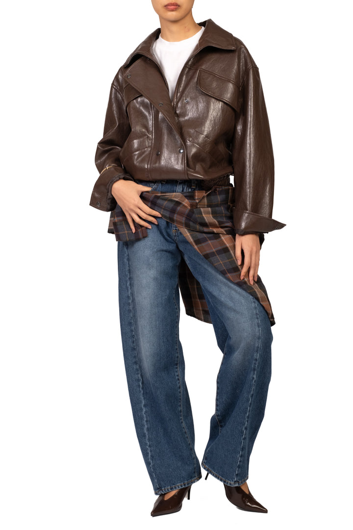Tensione In - Bomber ecopelle Art. 226053