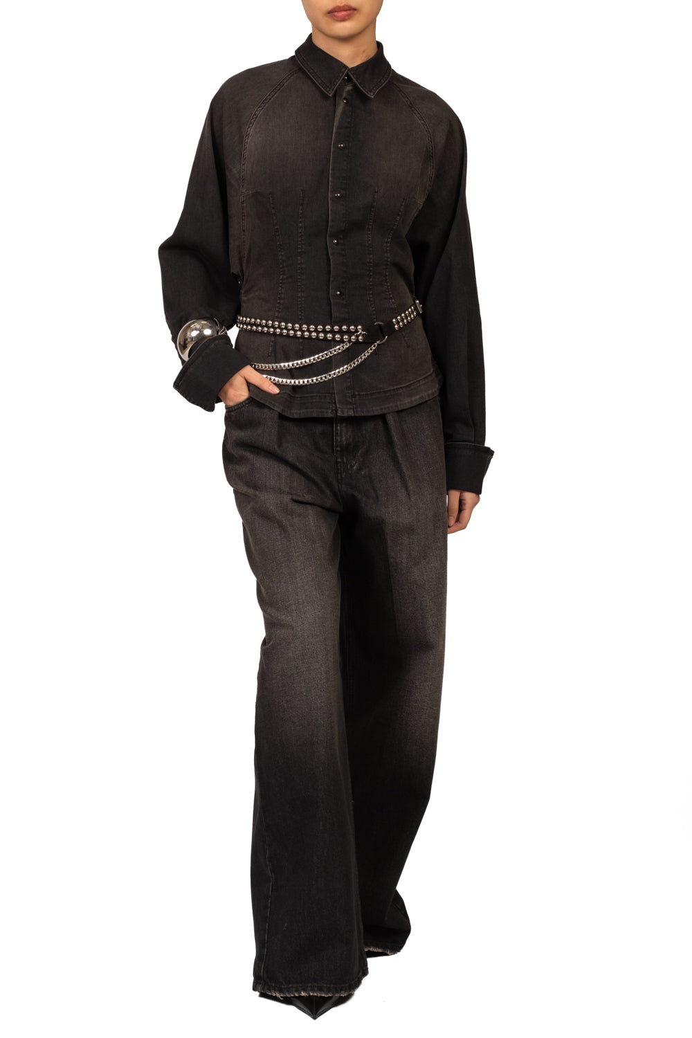 Vicolo -  Camicia di jeans sfiancata Art. DAC5050