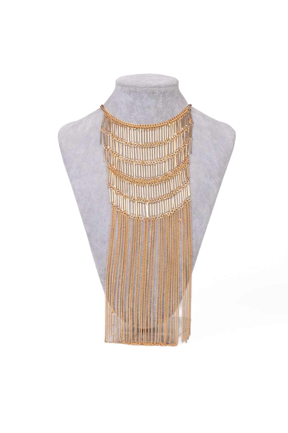 Upper - Collana lunga con catene pendenti