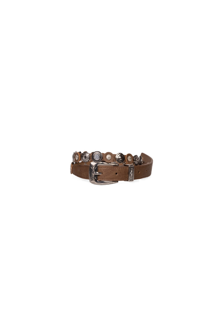 Upper - Cintura ecopelle con borchie