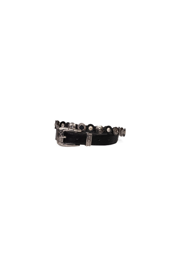 Upper - Cintura ecopelle con borchie