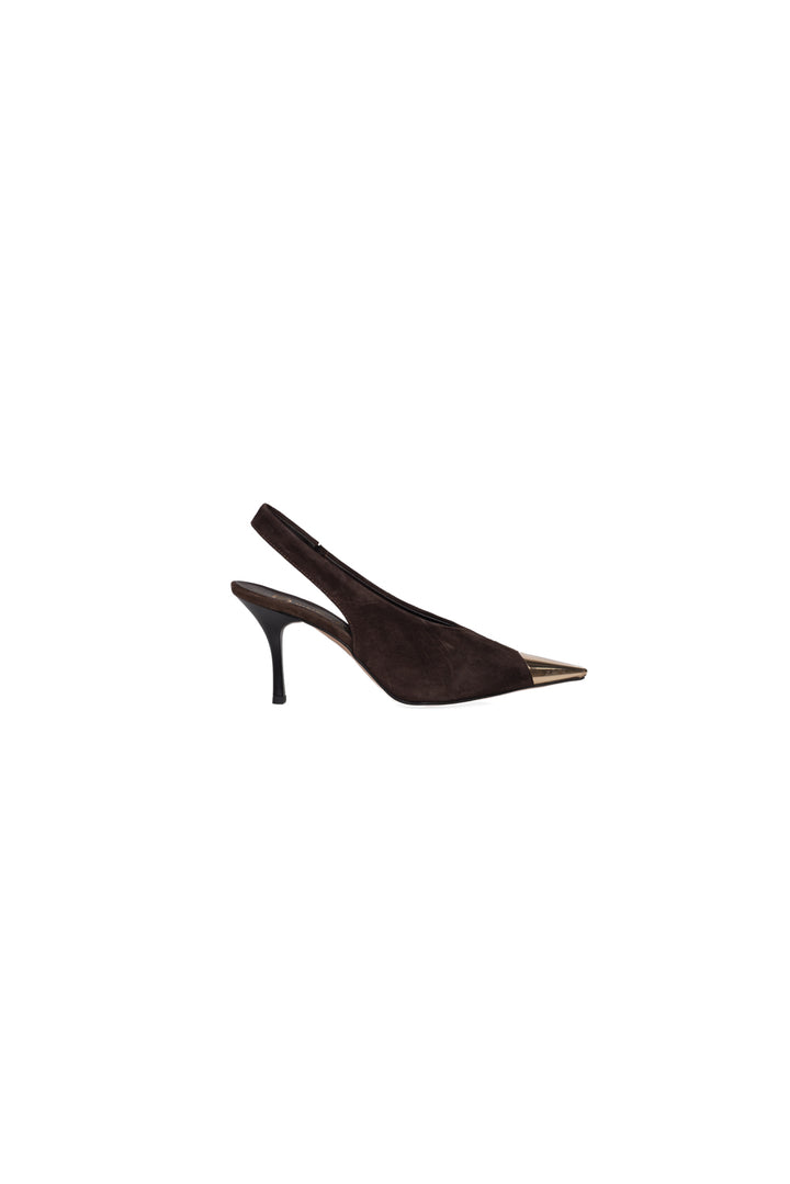 Divine Follie - Slingback con punta metallica Art. POL04/40 CAPRA