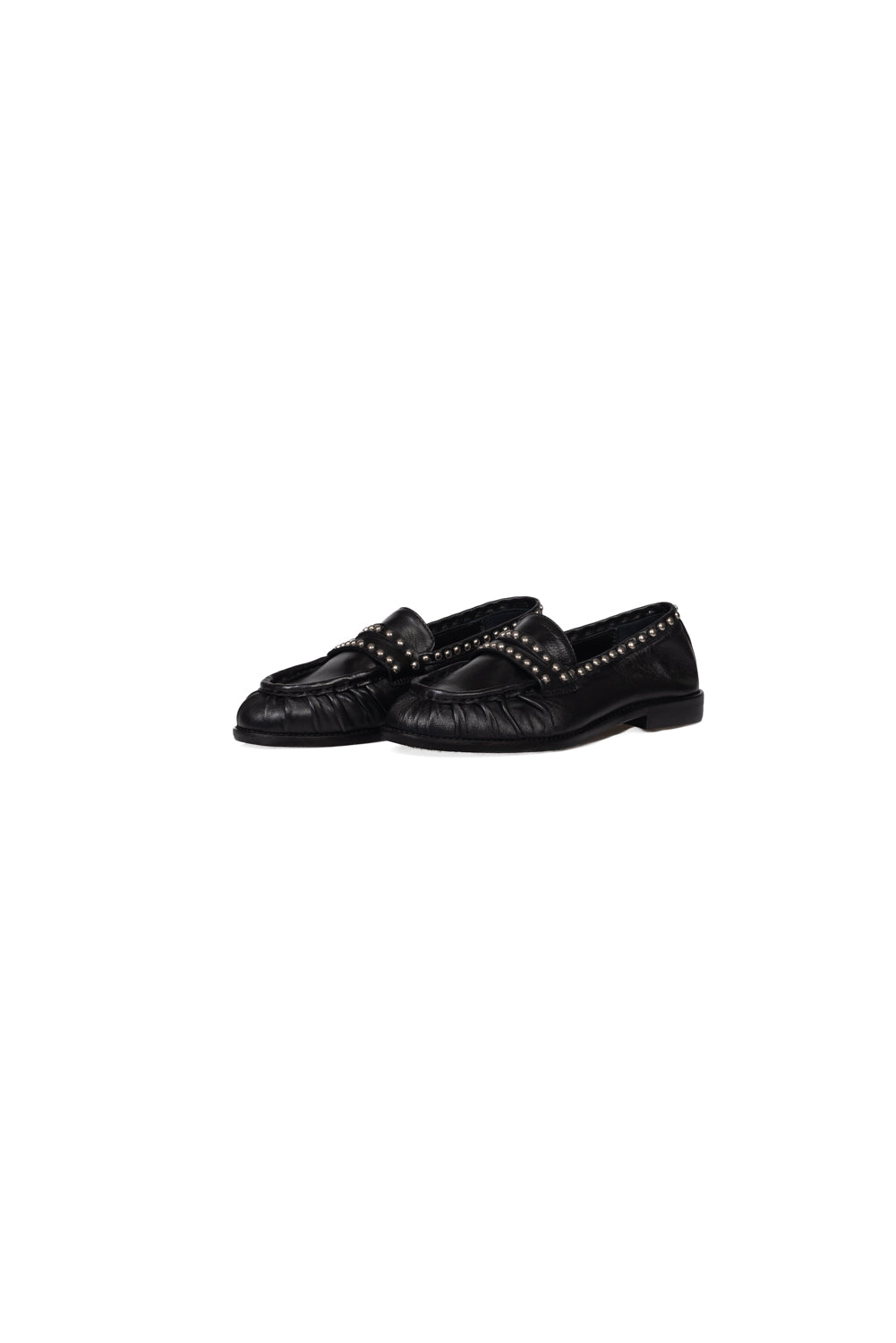 Divine Follie - Mocassino in pelle con borchie Art. CINZIA2880/B4 NAPPA