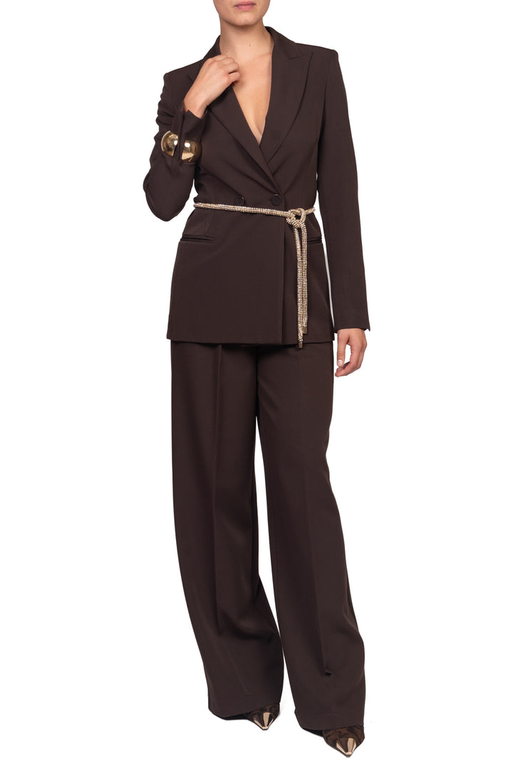 Imperial - Pantalone palazzo con pinces  Art. P7K8MJW