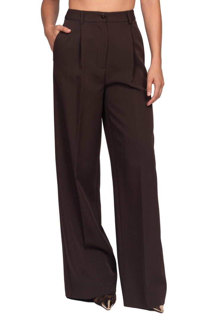 Imperial - Pantalone palazzo con pinces  Art. P7K8MJW