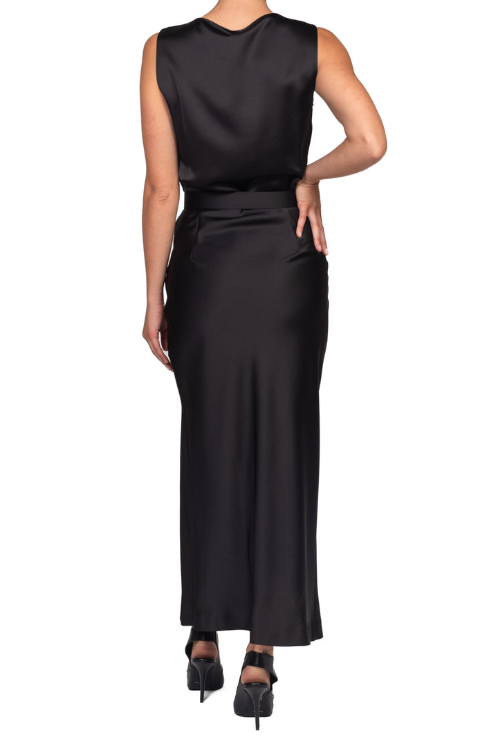 Imperial - Abito satin con cintura Art. AGGLMBAC