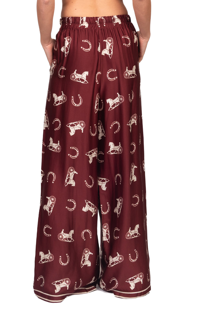 Tensione In - Pantalone satin con stampa Art. FW260068