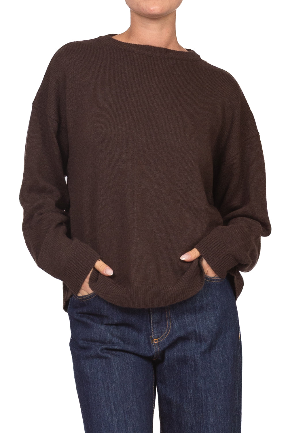 Vicolo - Maglia scollo posteriore con pizzo Art. 7AC7125