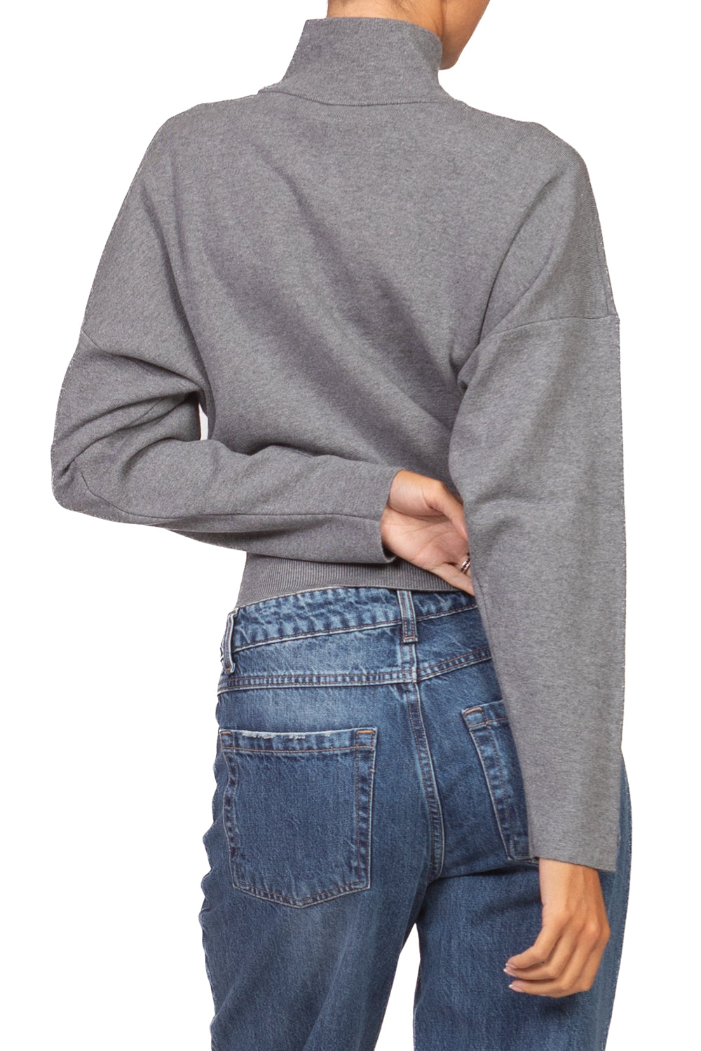Vicolo - Maglia crop mezzo collo Art. 2AC2050