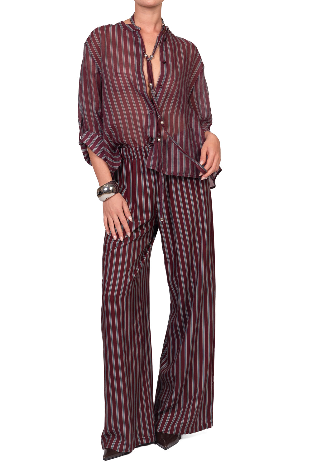 Have One - Pantalone rigato con elastico Art. PVS-R237