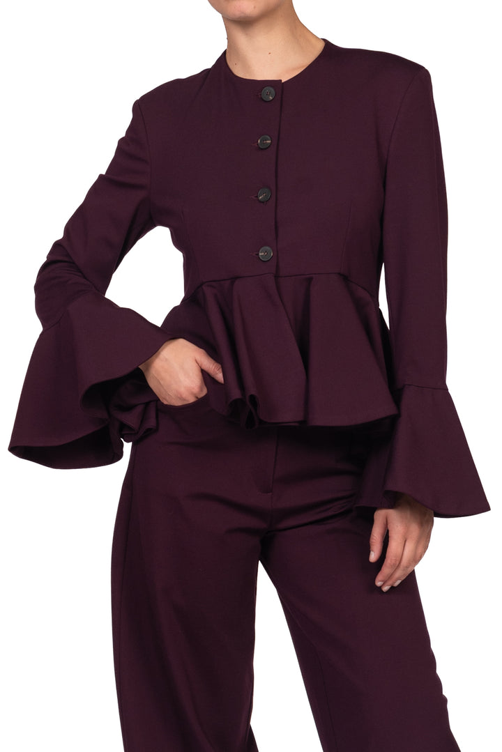 Tensione In - Giacca sfiancata rouge punto milano Art. 27B6234