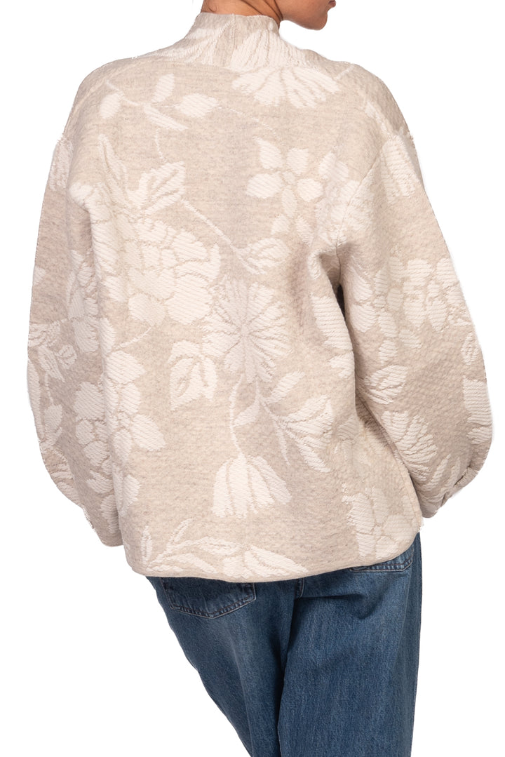Tensione In - Caban ricamato fiori Art. W6HMG19A400