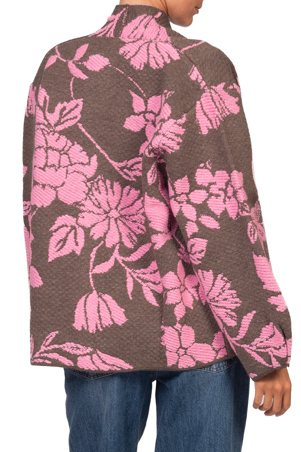 Tensione In - Caban ricamato fiori Art. W6HMG19A400