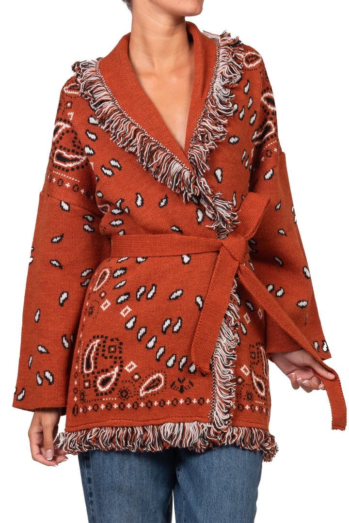 Tensione In - Caban fantasia bandana con fusciacca Art. W6HMG38A400