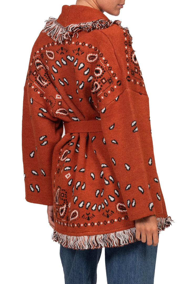 Tensione In - Caban fantasia bandana con fusciacca Art. W6HMG38A400