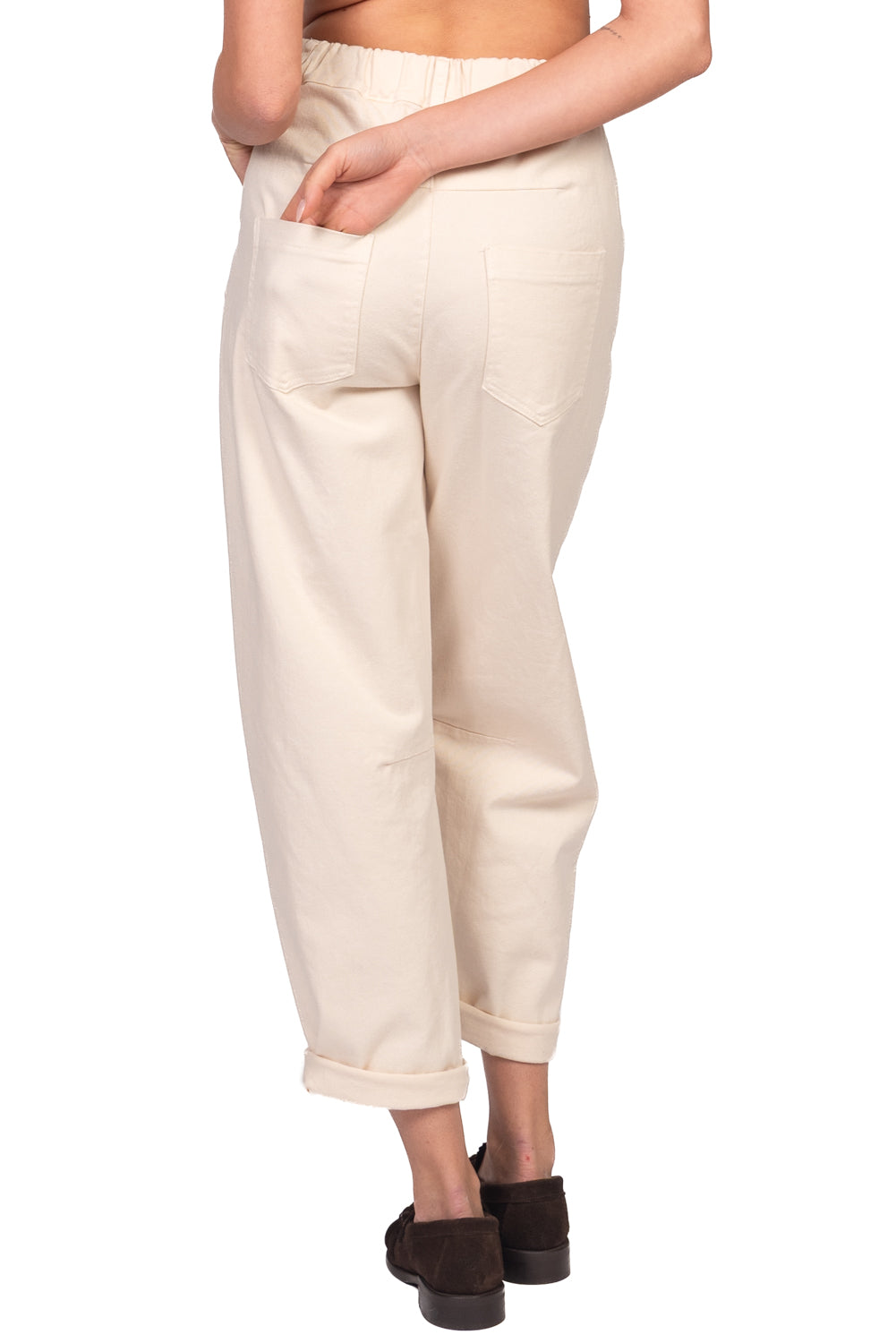 Tensione In - Pantalone barrel con elastico posteriore Art. PA5137-AI26