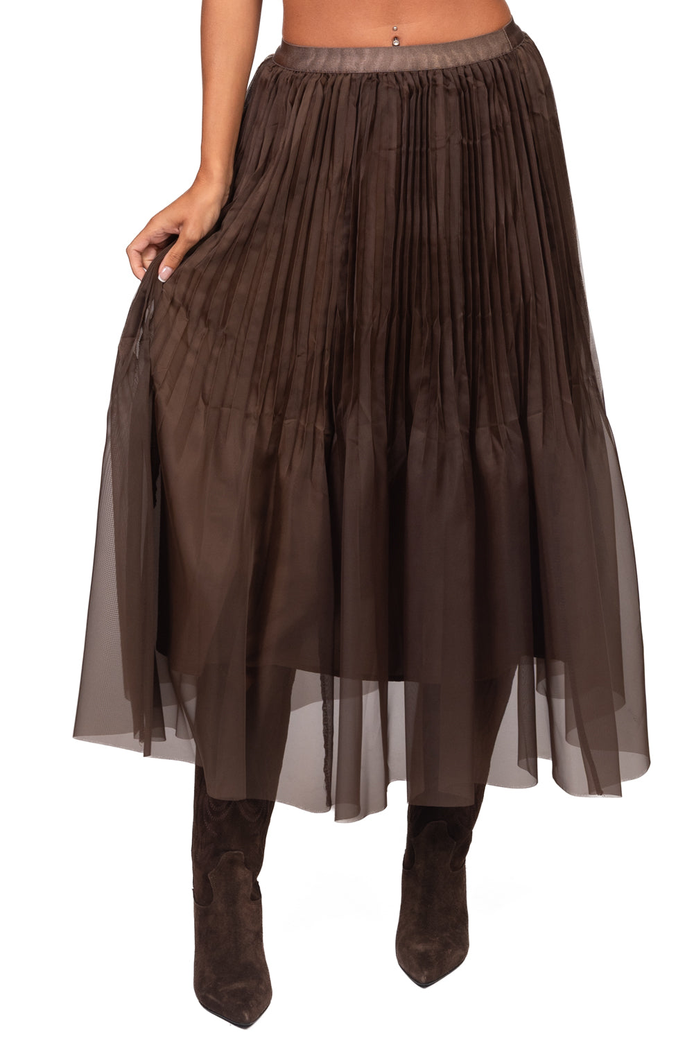 Imperial - Gonna plissè in tulle  Art. G9990004W