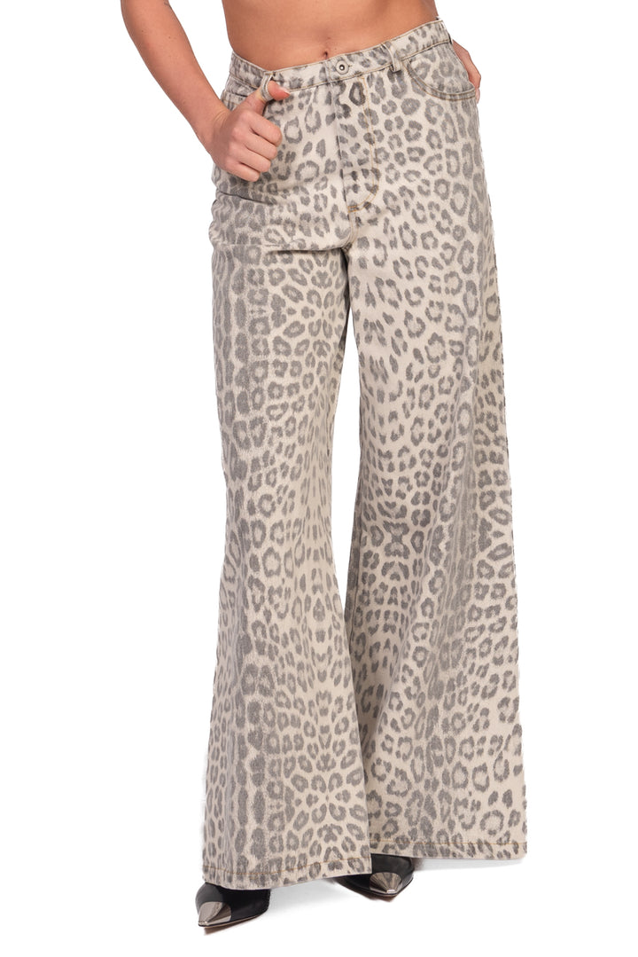 Vicolo - Jeans palazzo maculato - denim Art. DAC5266