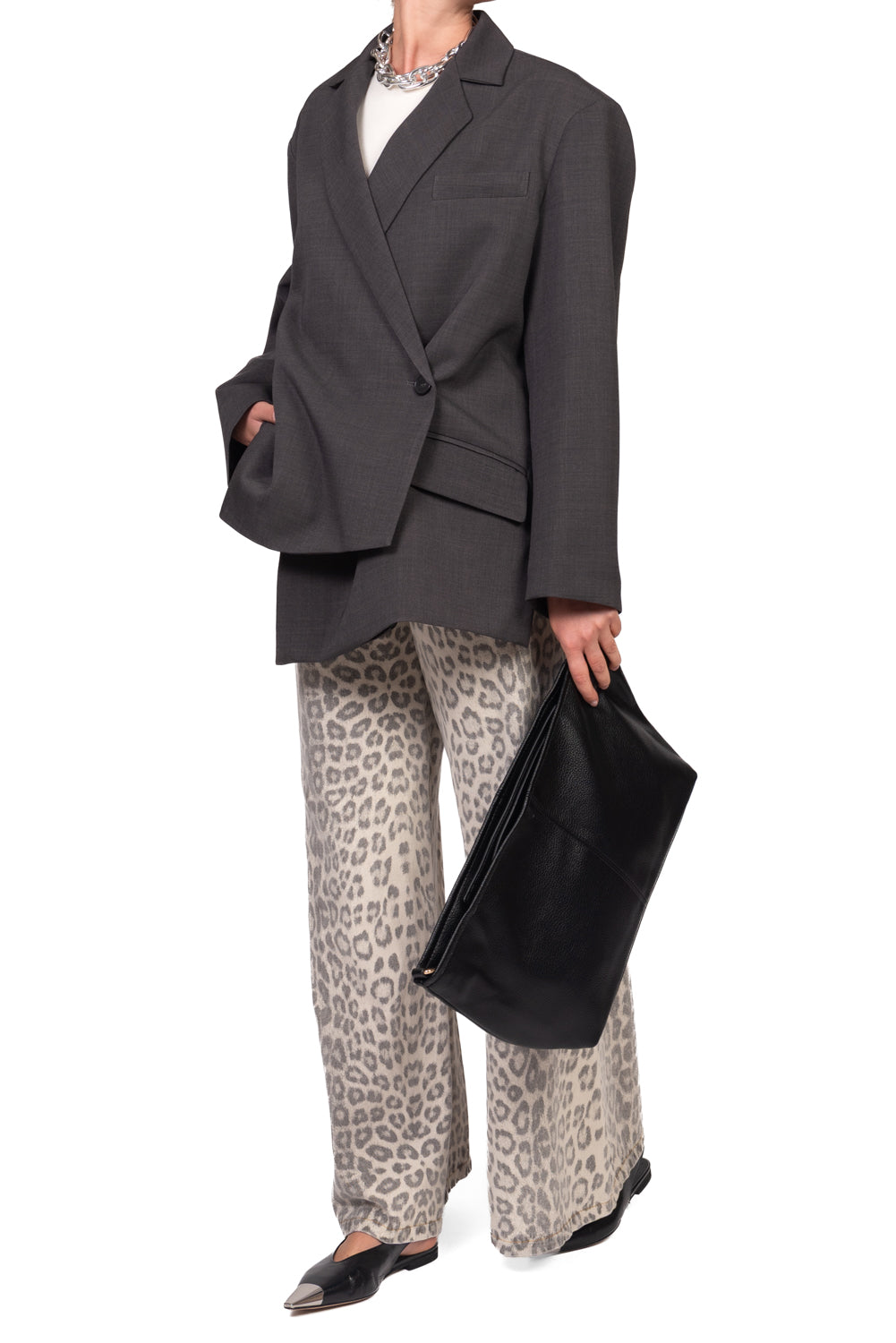 Vicolo - Jeans palazzo maculato - denim Art. DAC5266