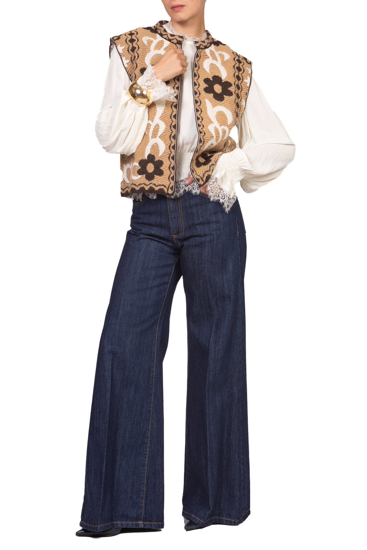 Tensione In - Jeans palazzo ampio - denim Art. STORM-RAW-AI26