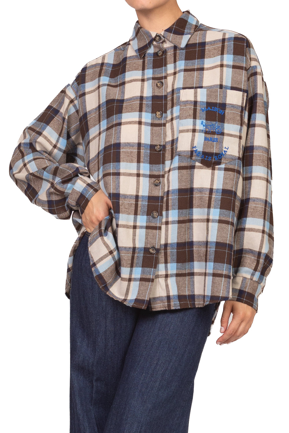 Tensione In - Camicia check con taschino Art. W26C400