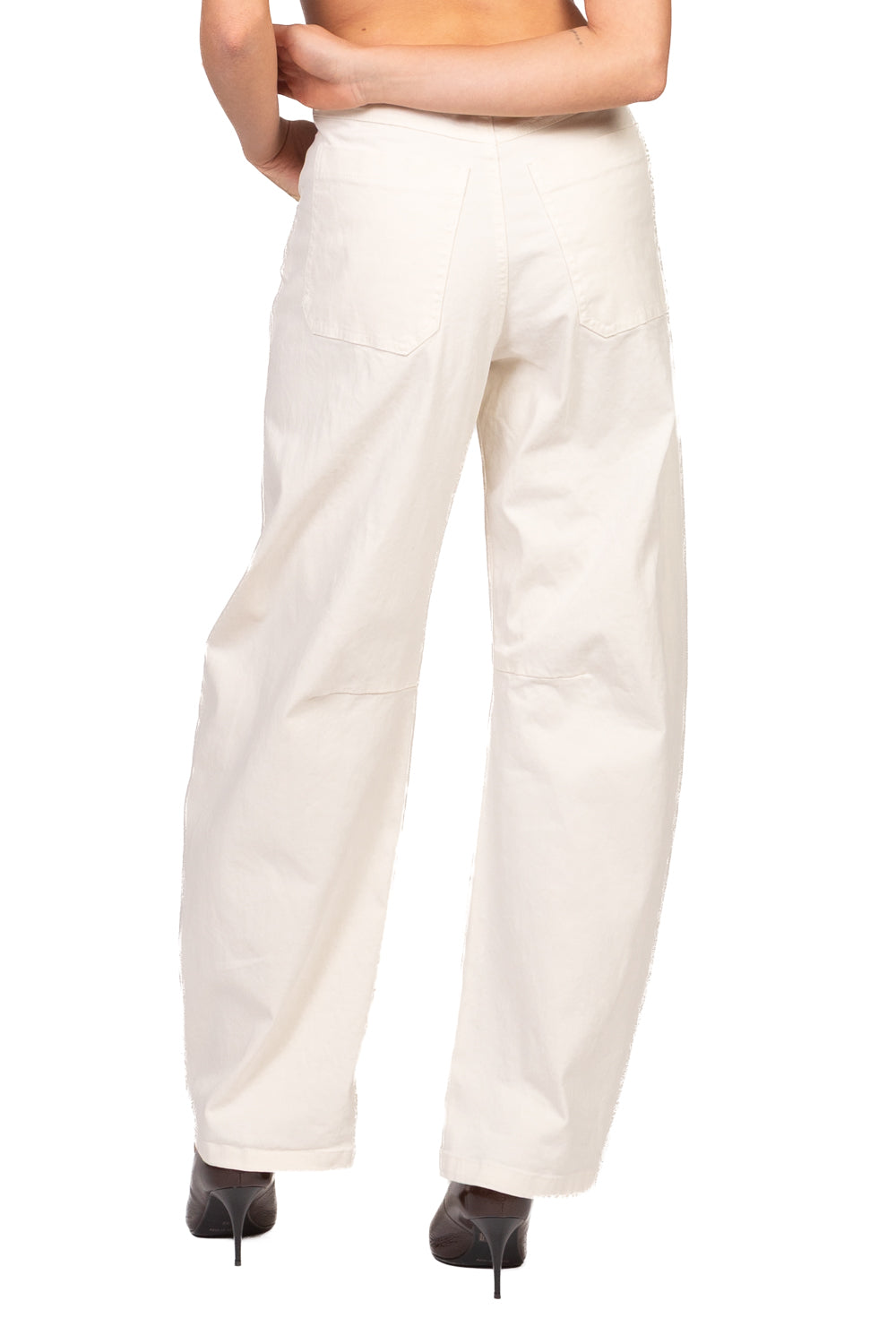 Tensione In - Pantalone barrel con cinta Art. W26P231