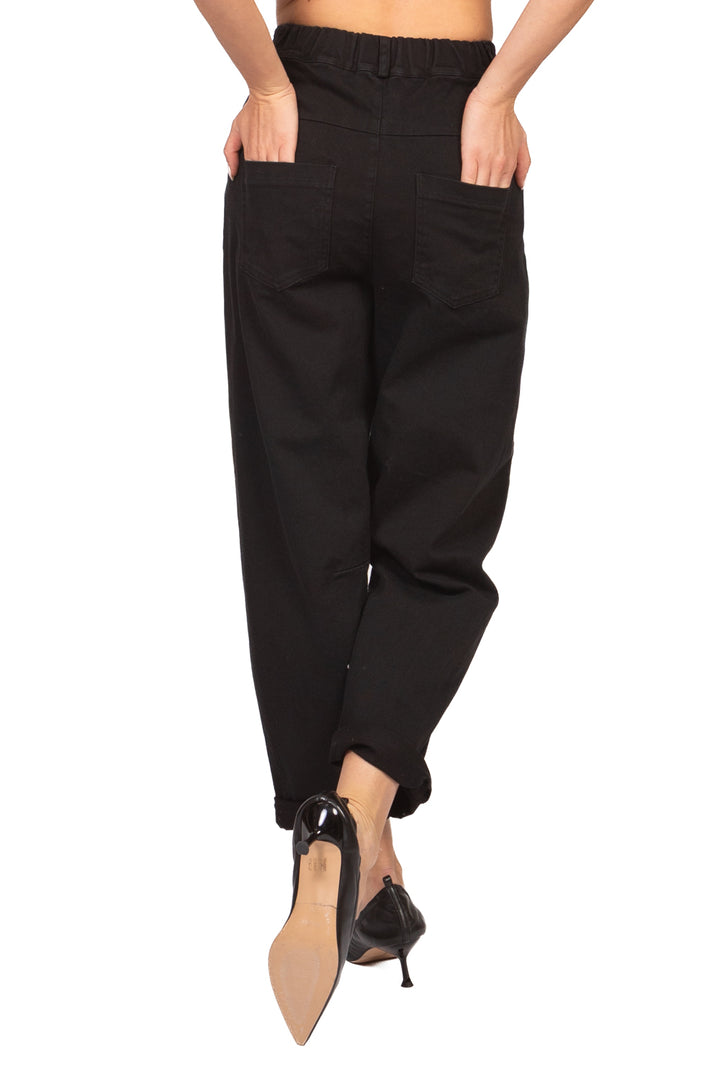 Tensione In - Pantalone barrel con elastico posteriore Art. PA5137-AI26