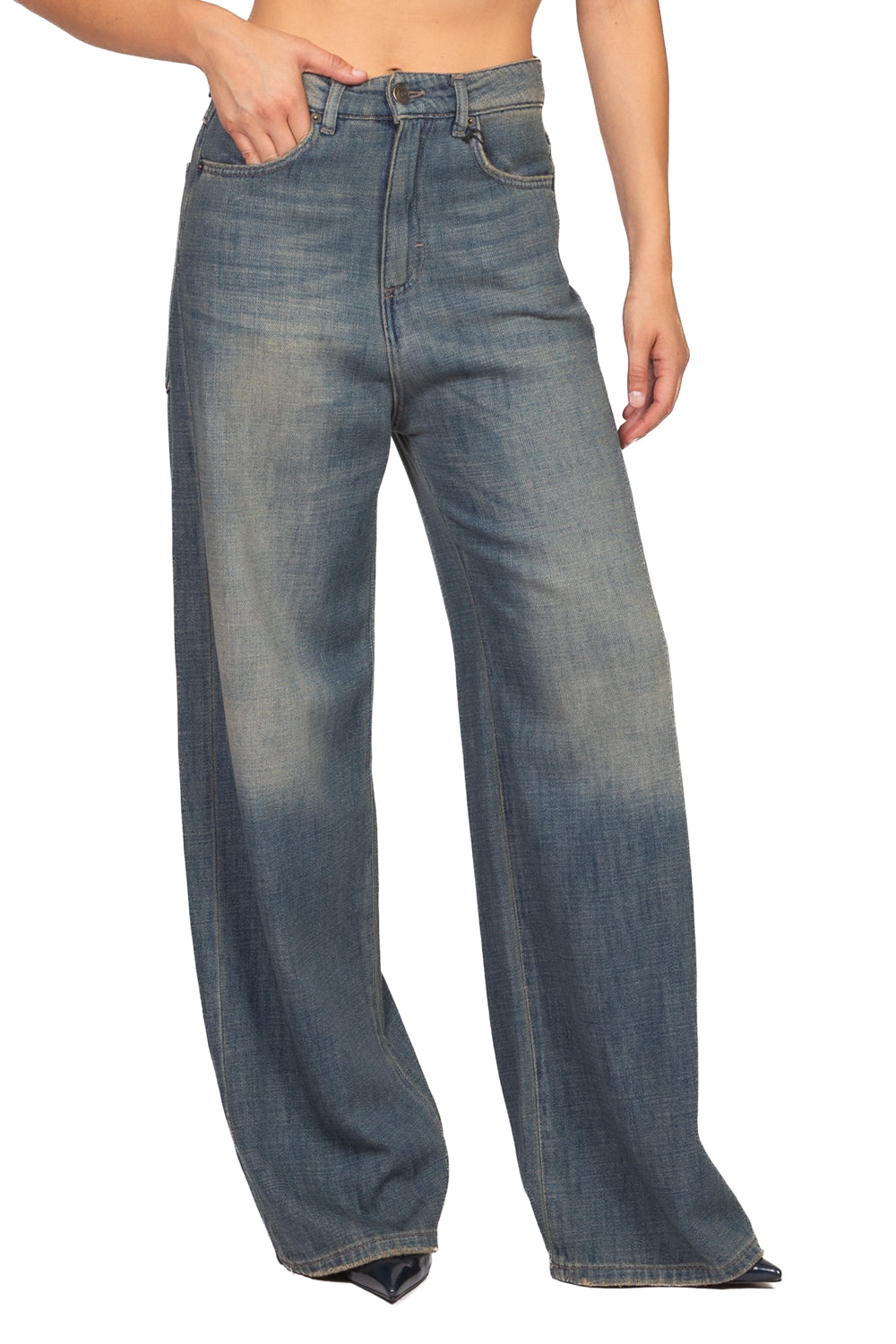 Tensione In - Jeans palazzo - denim Art. GIUSI-LEGEND-AI26