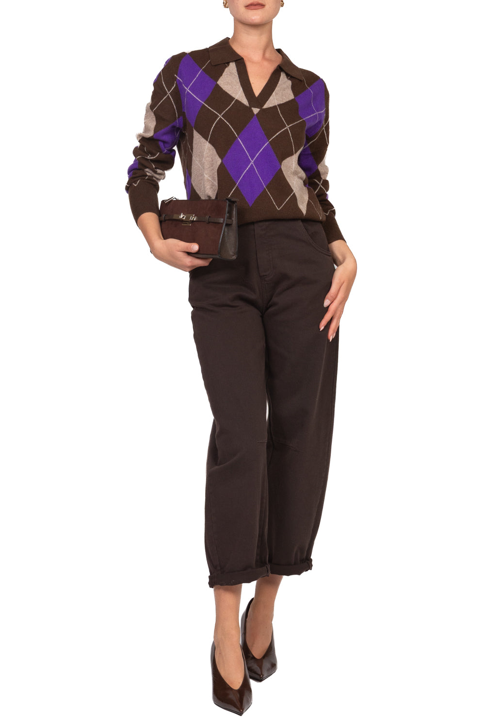 Tensione In - Pantalone barrel con elastico posteriore Art. PA5137-AI26
