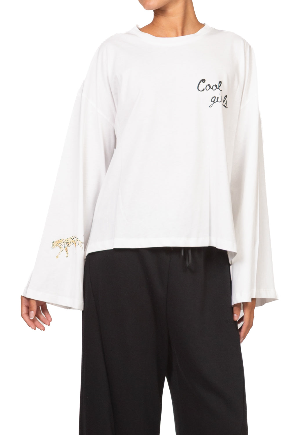 Vicolo - T-Shirt manica kimono con stampa Art. RAC0240