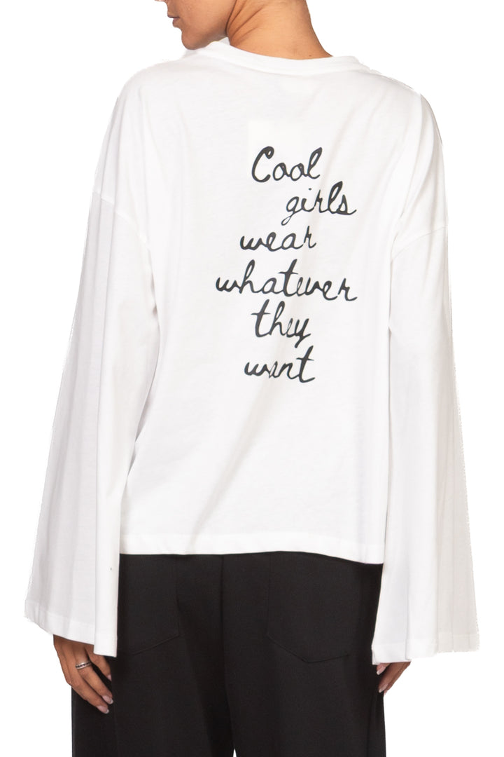 Vicolo - T-Shirt manica kimono con stampa Art. RAC0240