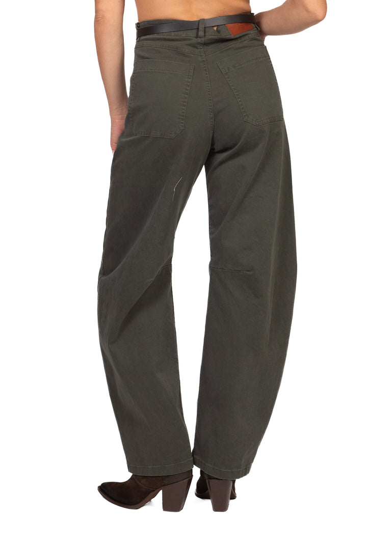 Tensione In - Pantalone barrel con cinta Art. W26P231