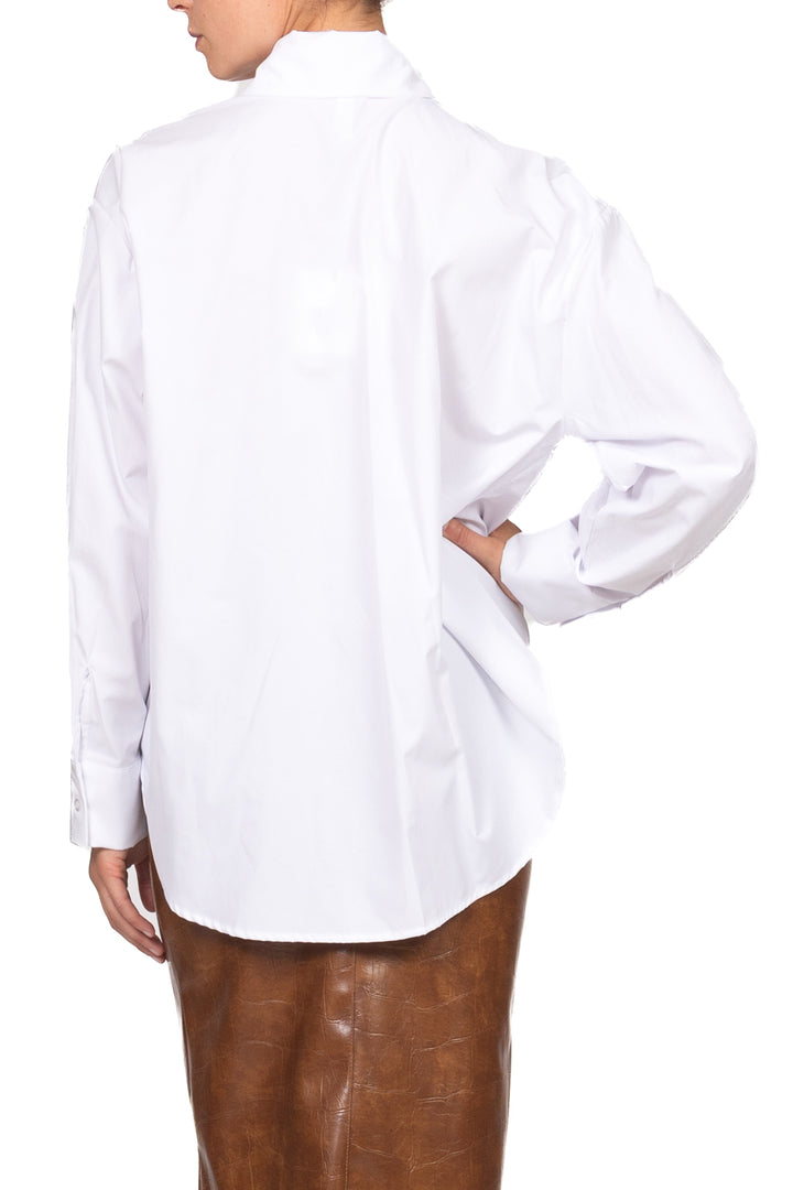 Tensione In - Camicia over con taschino piuma Art. FW260054
