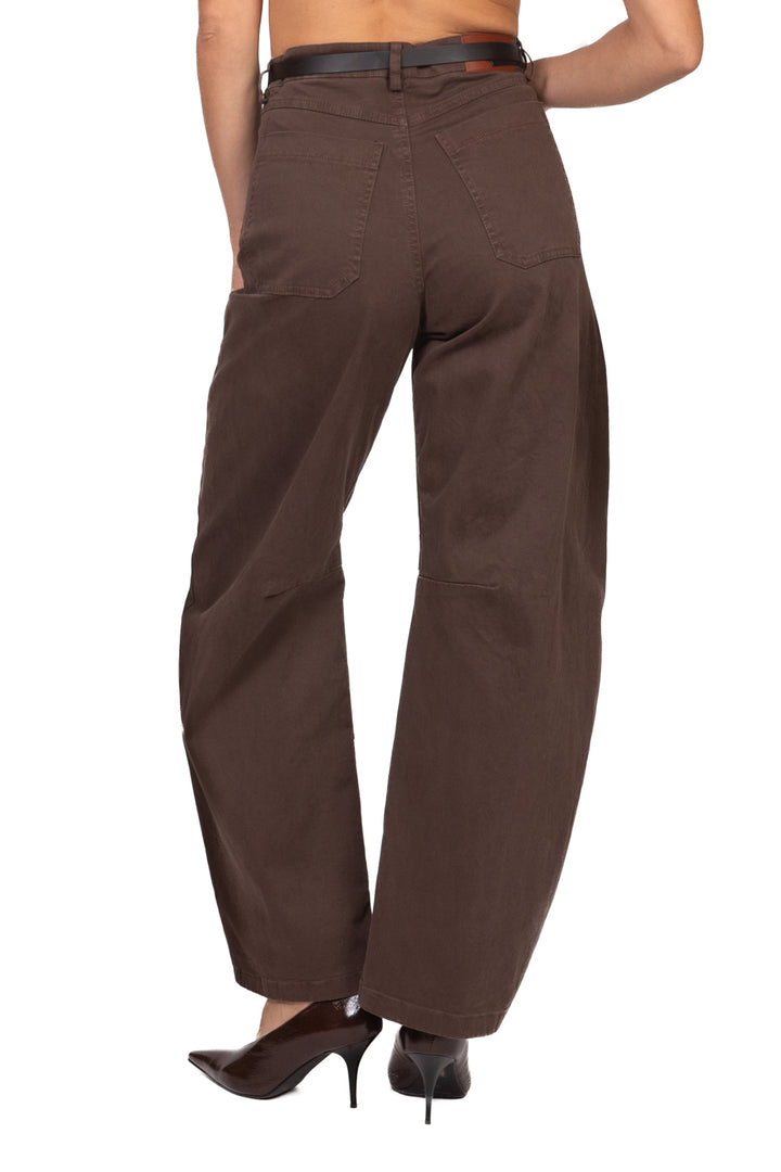 Tensione In - Pantalone barrel con cinta Art. W26P231