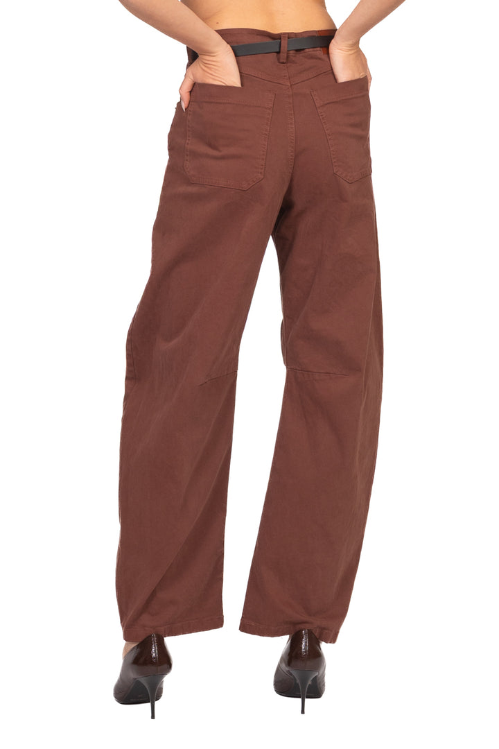 Tensione In - Pantalone barrel con cinta Art. W26P231