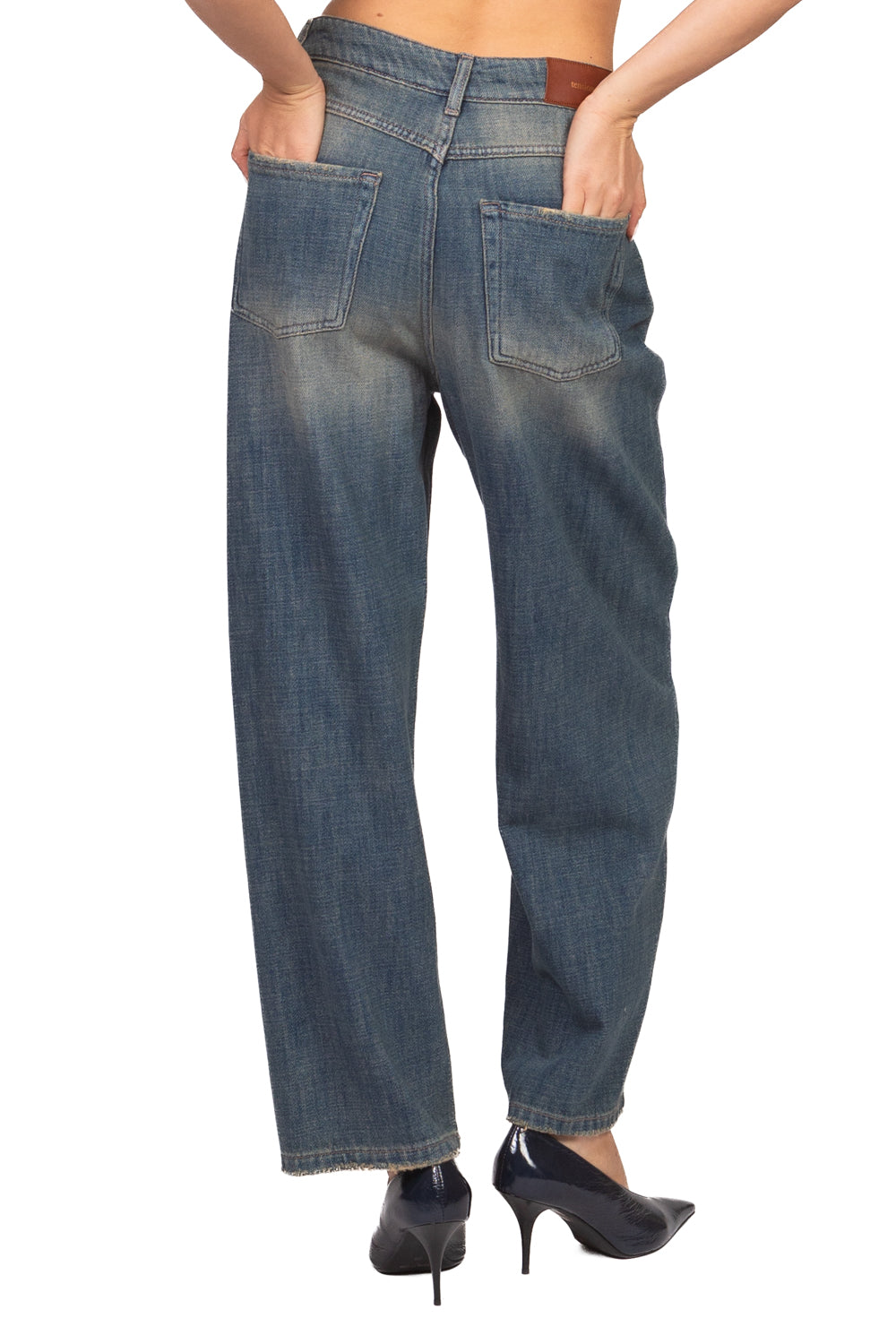 Tensione In - Jeans barrel - denim Art. NOEMI-BLU-AI26