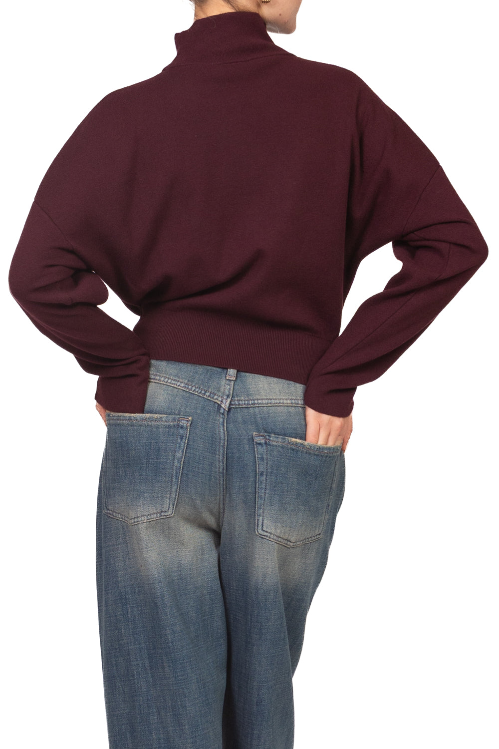 Vicolo - Maglia crop mezzo collo Art. 2AC2050