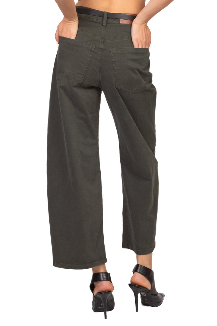 Tensione In - Pantalone barrel con cintura Art. W26P230