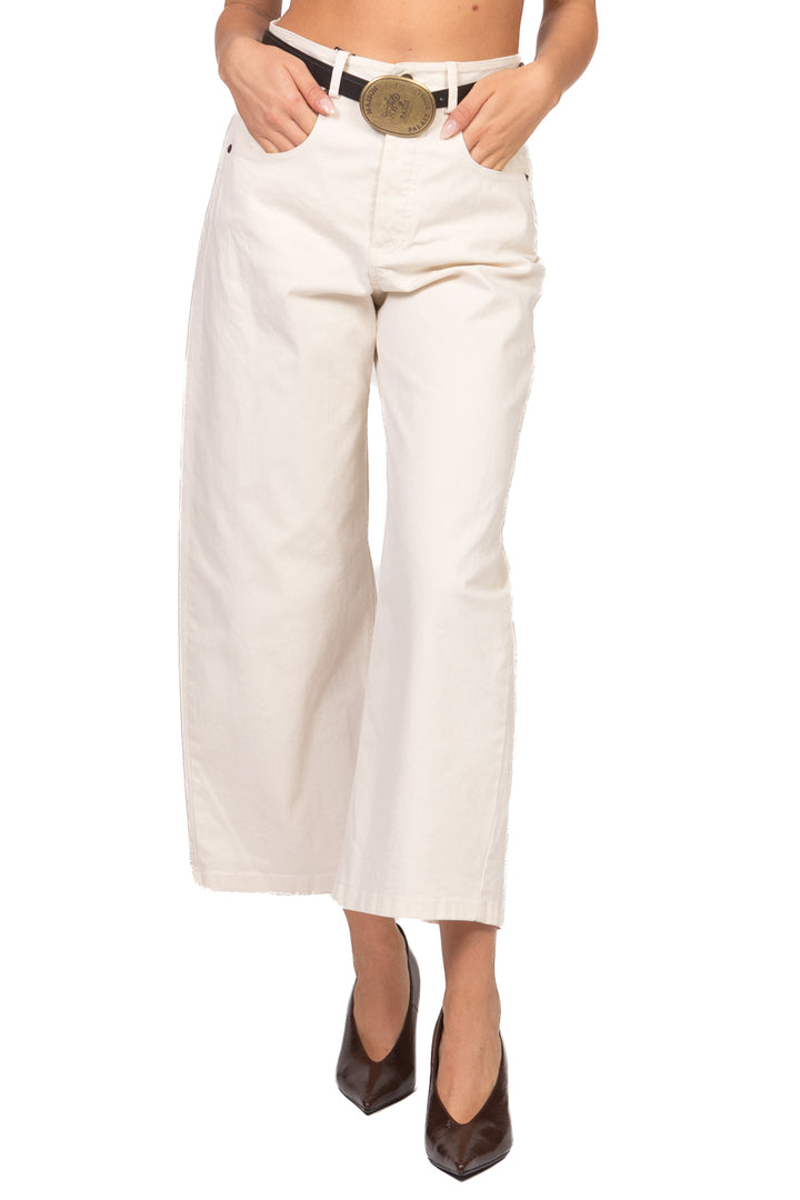 Tensione In - Pantalone barrel con cintura Art. W26P230