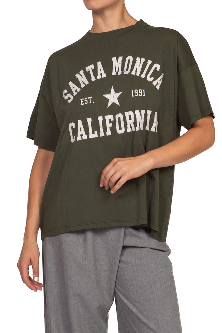 Vicolo - T-Shirt over stampa "Santa Monica" Art. RAC0231