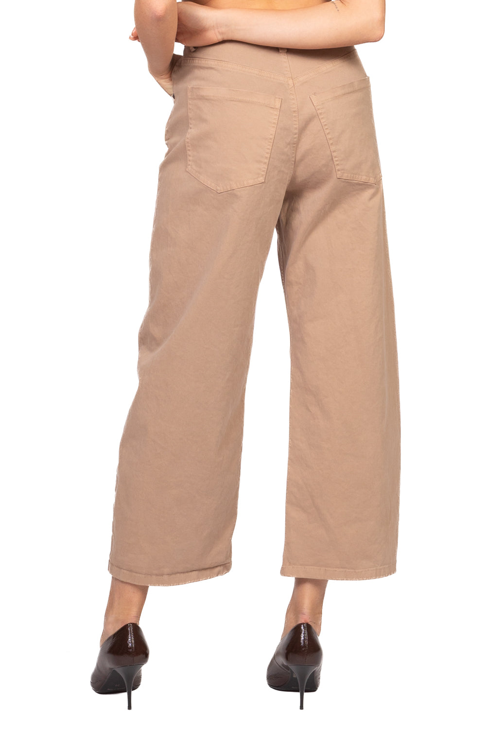Tensione In - Pantalone barrel con cintura Art. W26P230