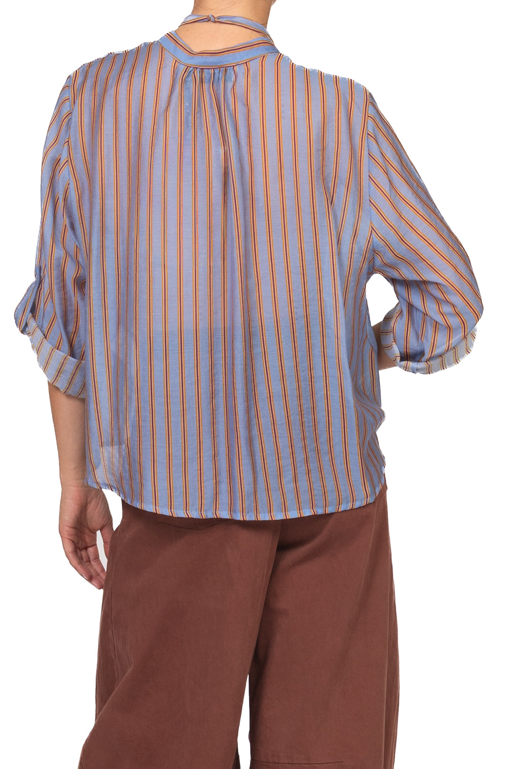 Have One - Camicia rigata  con collana Art. CVS-R069